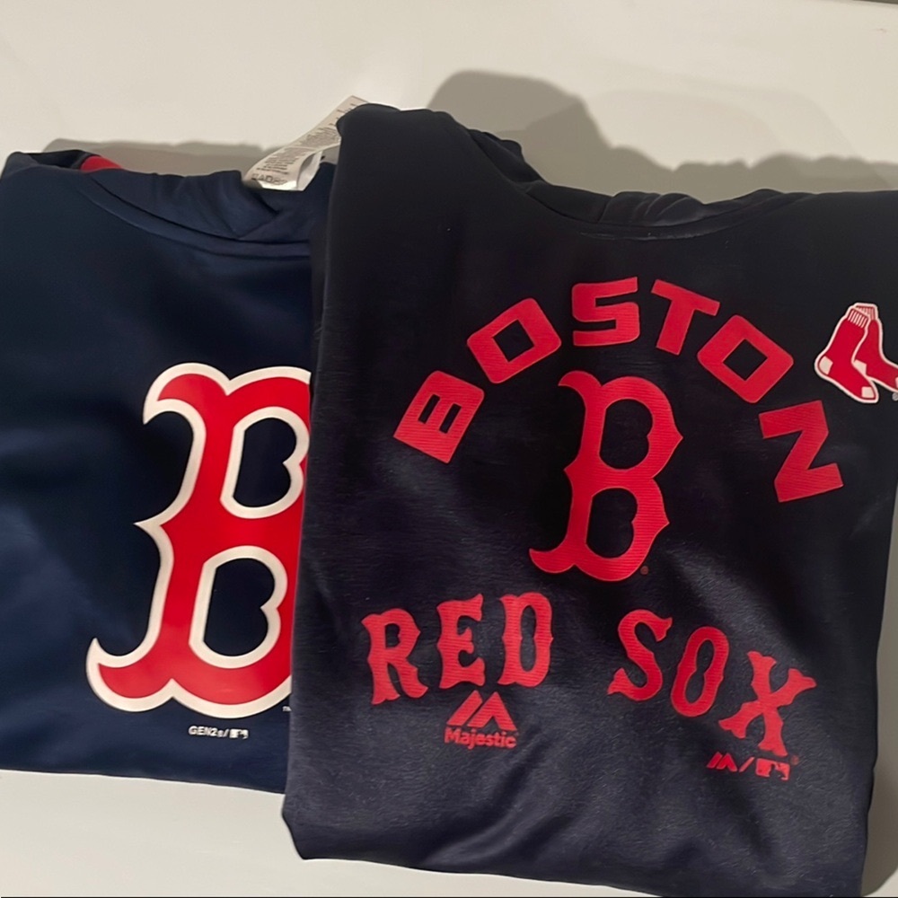 (2) Boston Red Sox Youth Hoodies